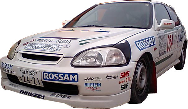 ホンダシビックEDLC搭載レーシングカー