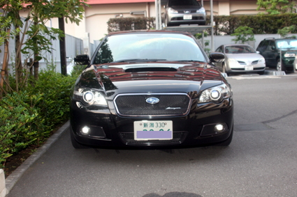 スバルレガシーEDLC走行車